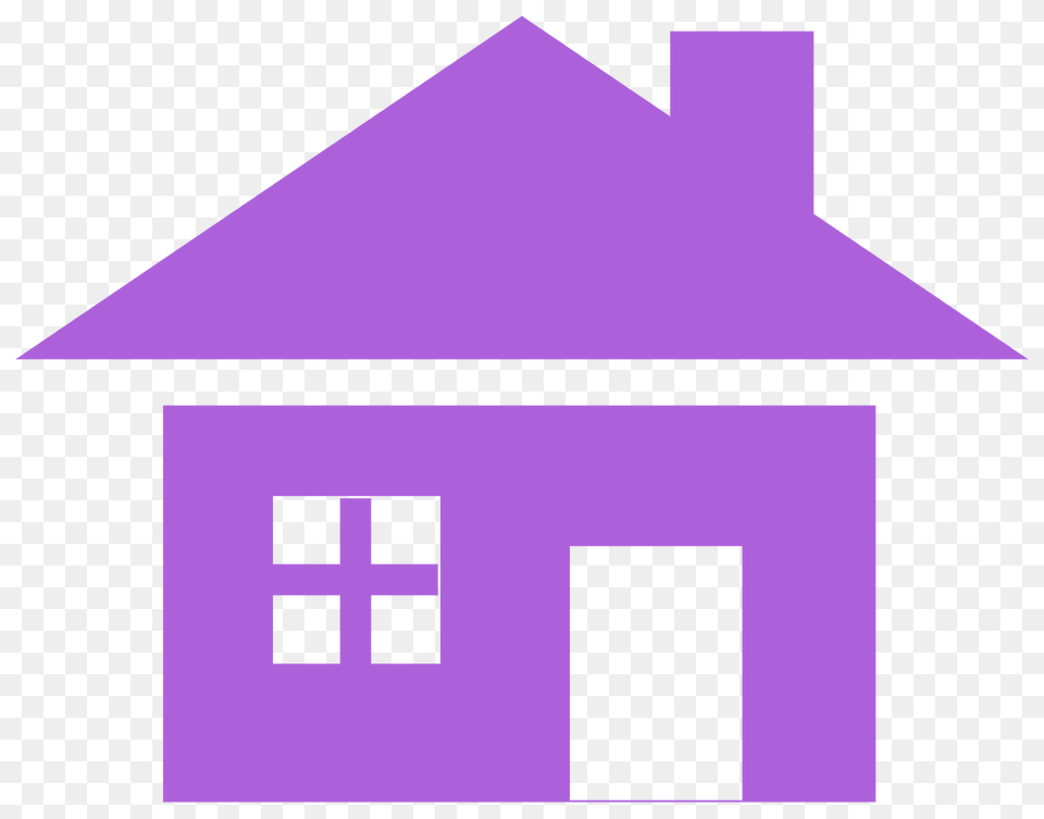 House Silhouette, Purple, Triangle, Shelter, Outdoors Png