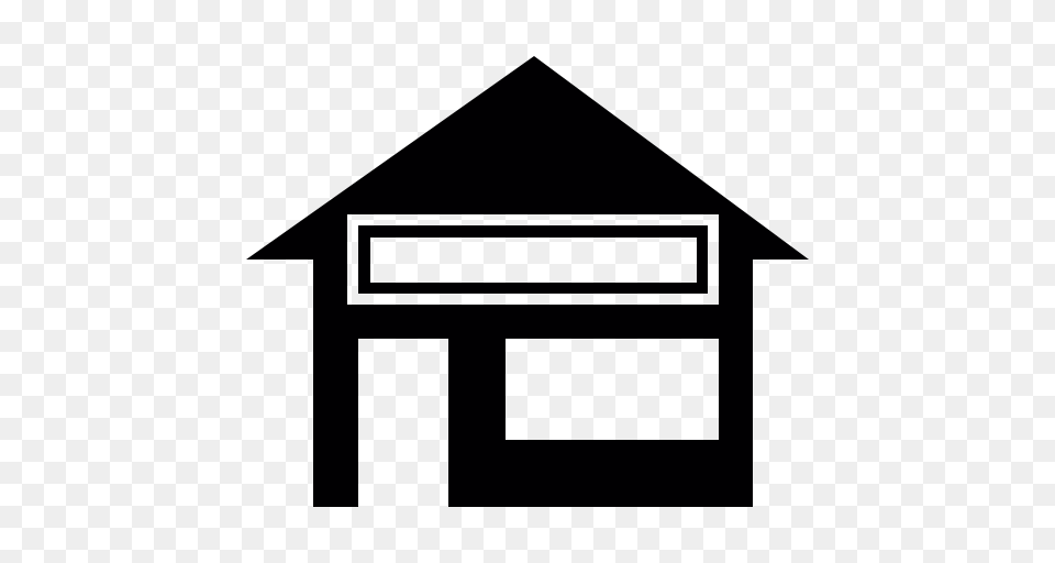 House Silhouette, Mailbox, Outdoors, Stencil Free Png