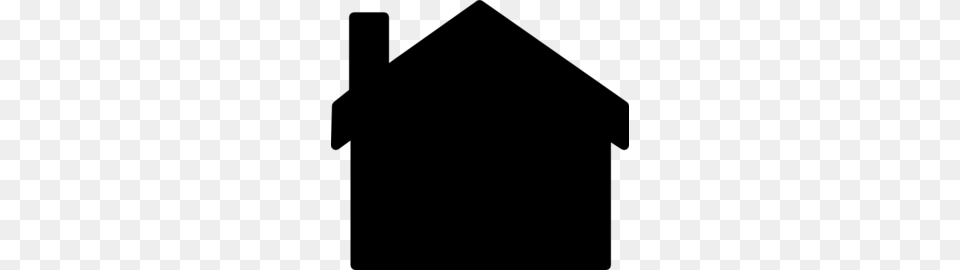 House Silhouette Clip Art, Gray Png