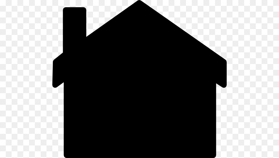 House Silhouette Clip Art At Clker House Silhouette Clipart, Architecture, Rural, Outdoors, Nature Png Image