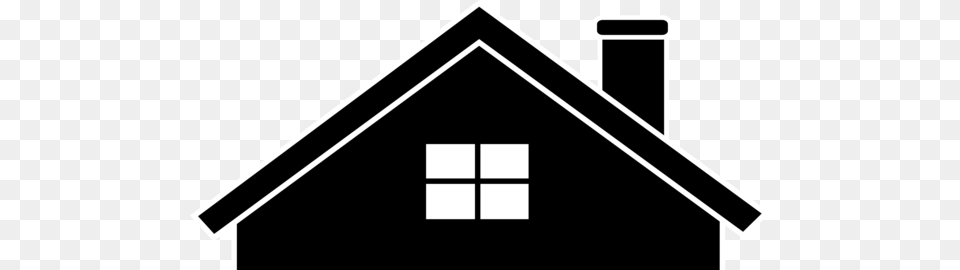 House Silhouette Clip House, Triangle, Architecture, Building, Housing Free Png