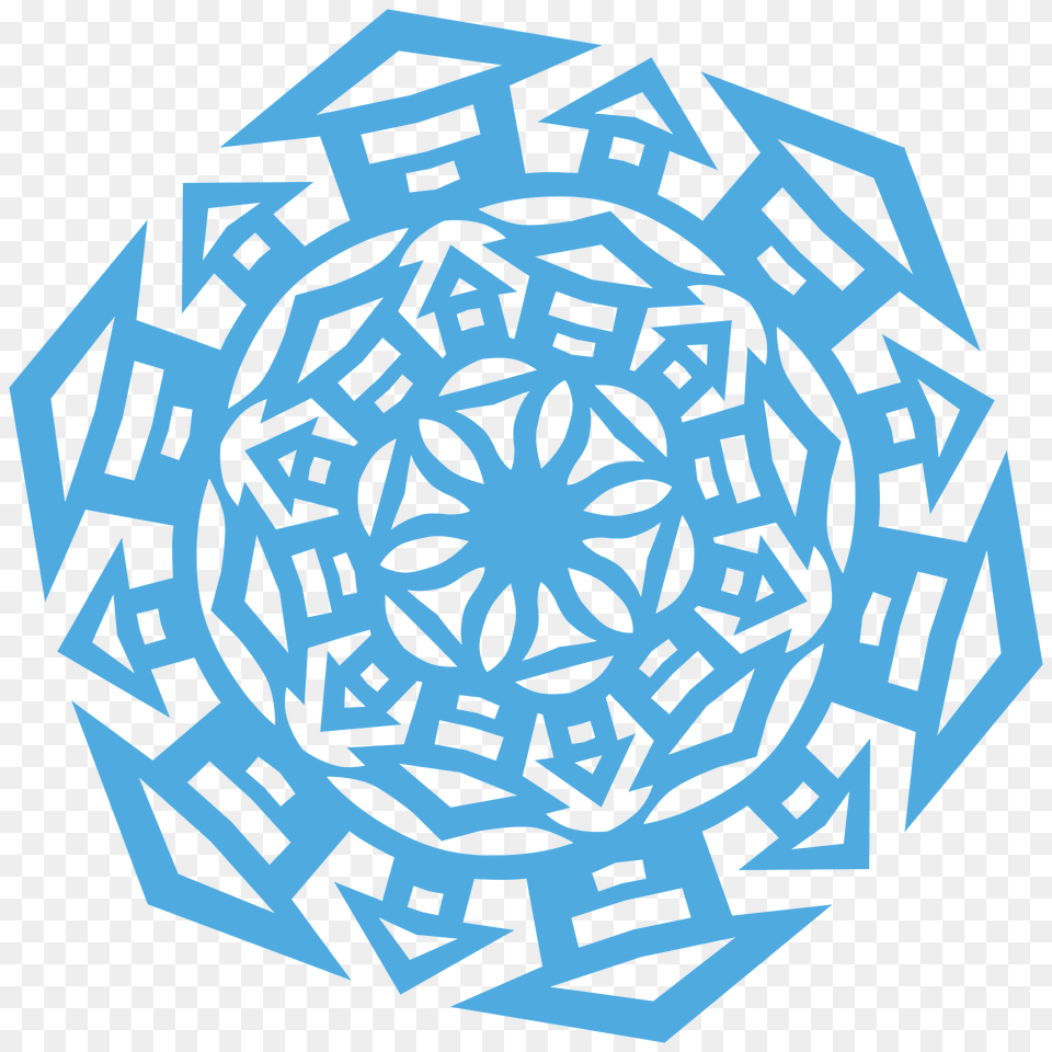 House Snowflake Clipart, Pattern, Nature, Outdoors, Snow Png Image