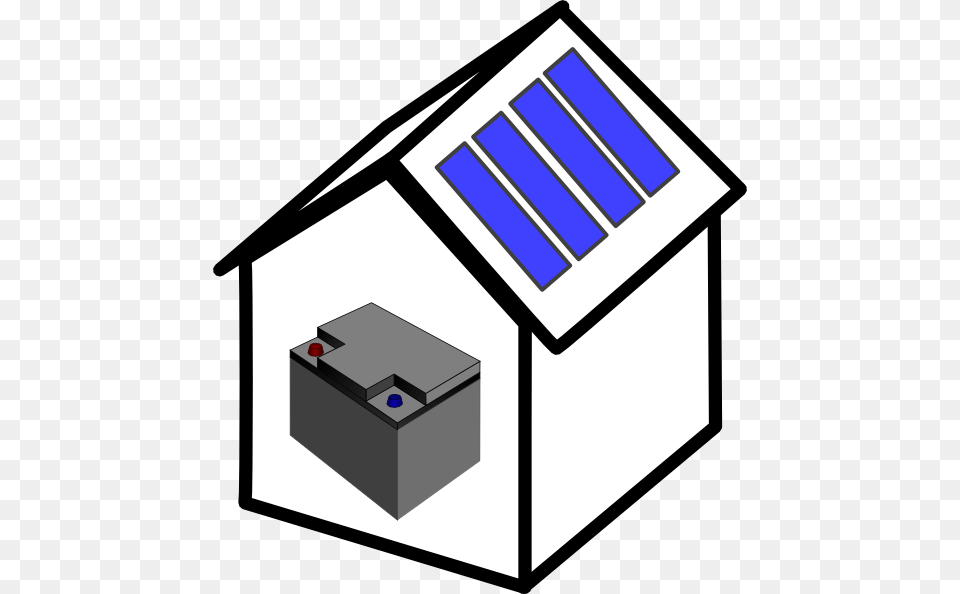 House Solar Battery Clip Art, Computer Hardware, Electronics, Hardware Free Png Download