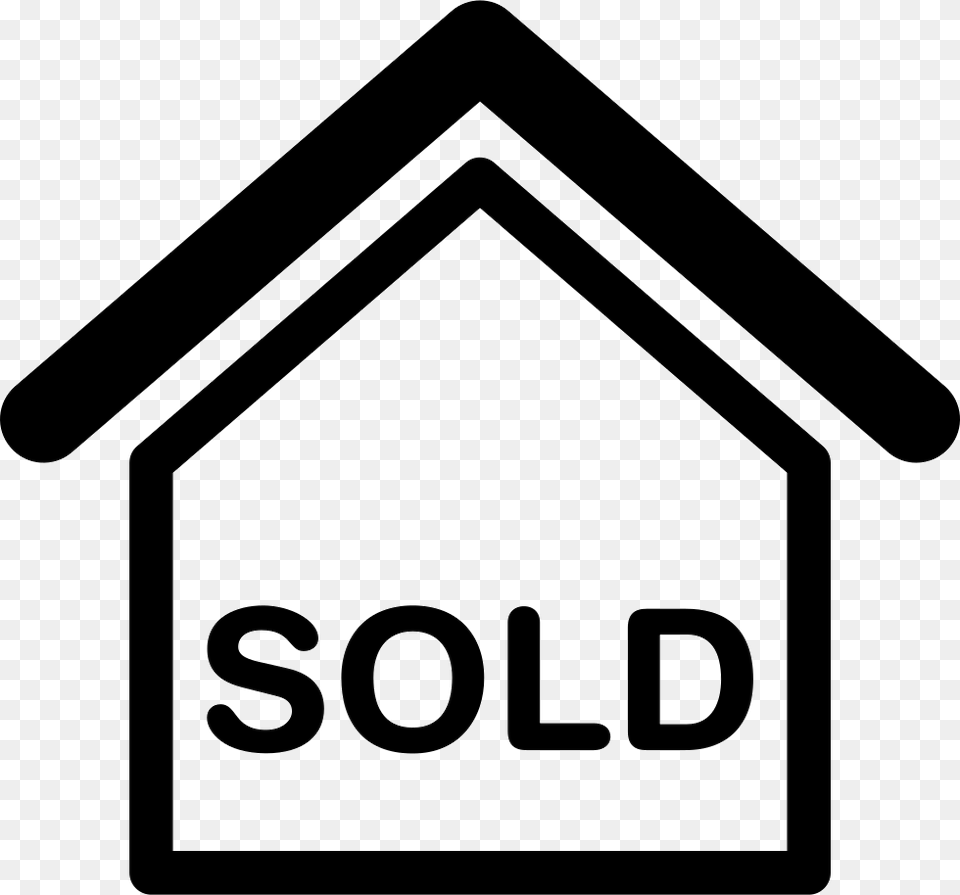 House Sold Icon, Bus Stop, Outdoors, Sign, Symbol Png