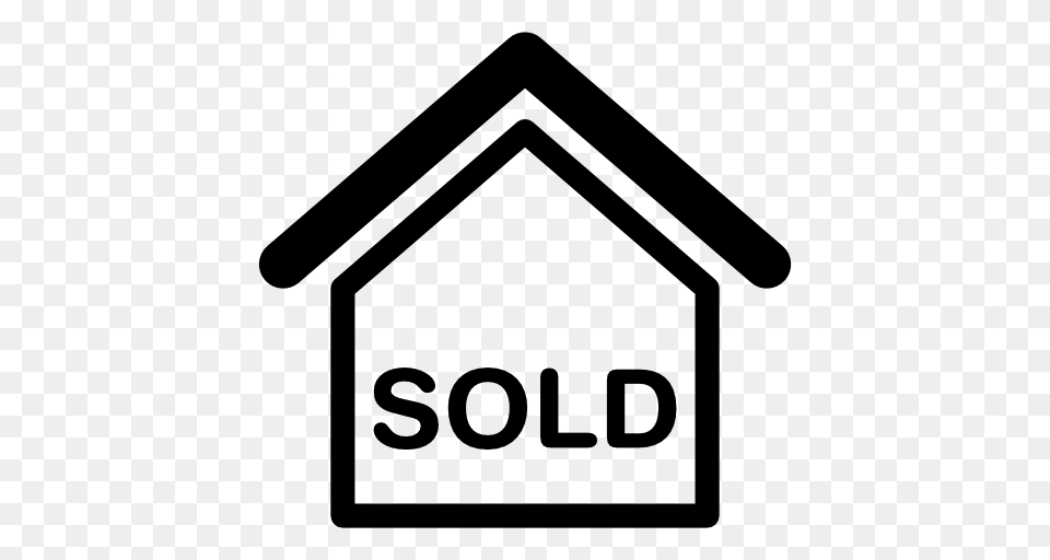 House Sold Sign, Bus Stop, Outdoors, Symbol, Road Sign Png Image
