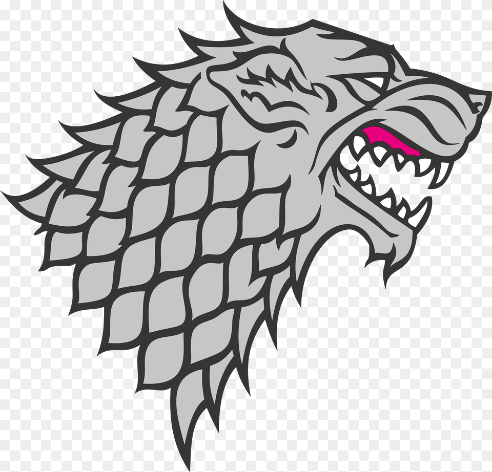 House Stark Logo Vector Game Of Thrones Stark Wolf Free Transparent Png
