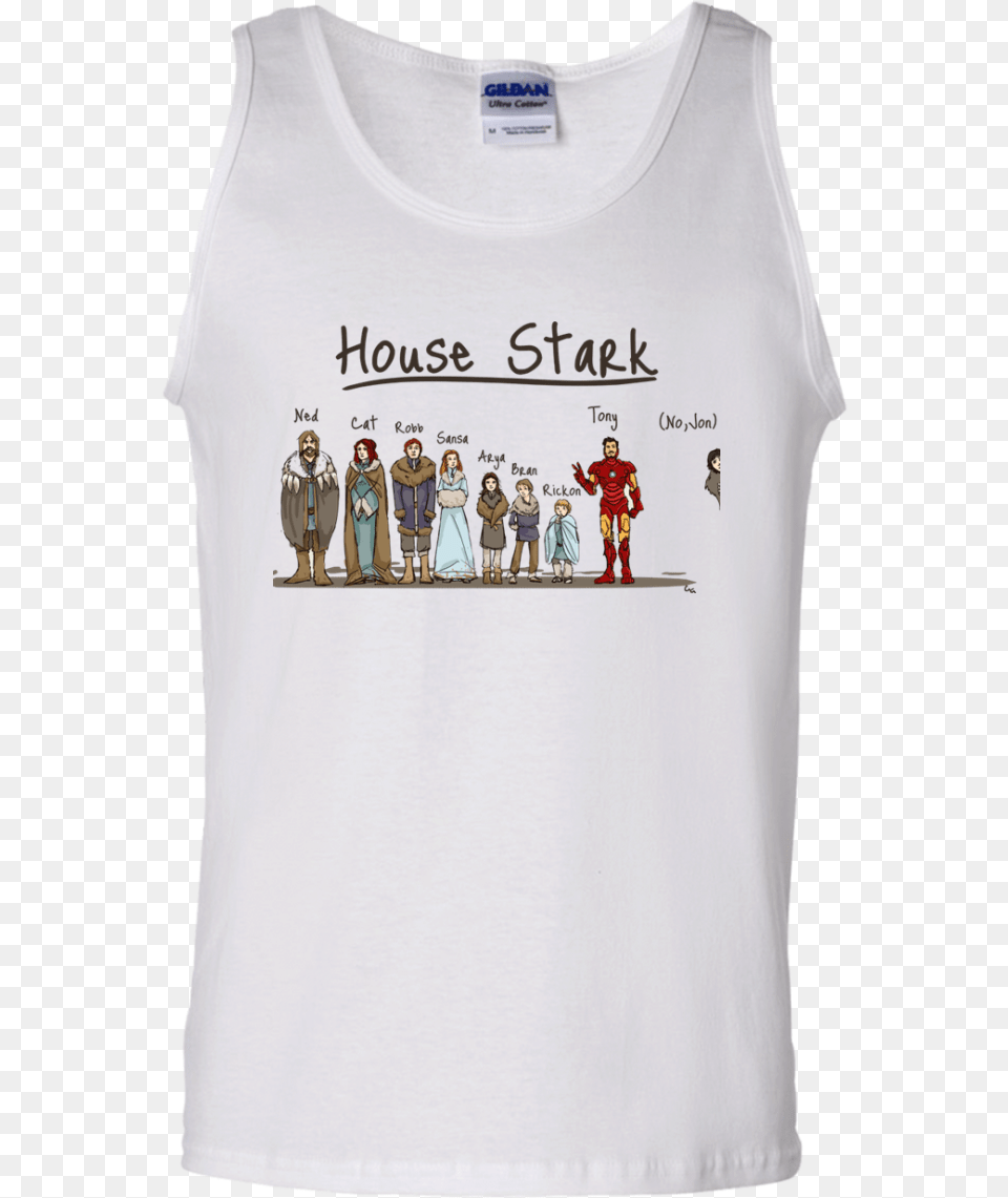 House Stark Ned Cat Robb Sansa T Shirt V Neck Tank Camping Grandma Young At Heart S, Clothing, T-shirt, Adult, Male Free Transparent Png