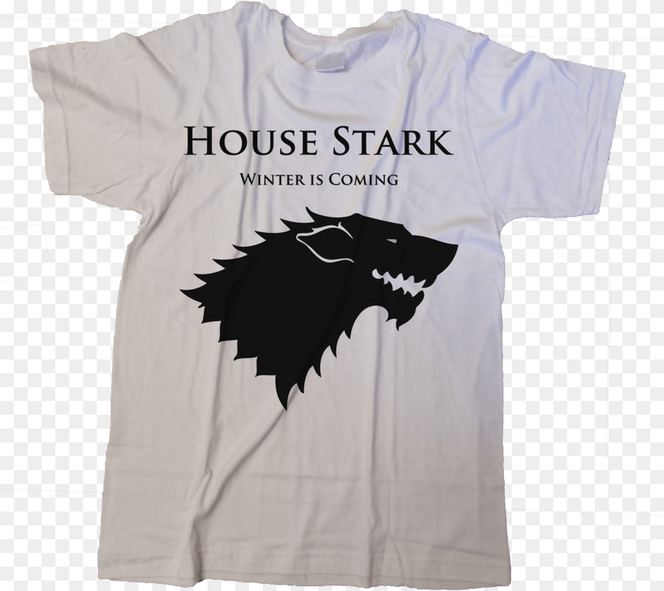 House Stark T Shirt Available Now Logo Game Of Thrones Stark, Clothing, T-shirt Free Png
