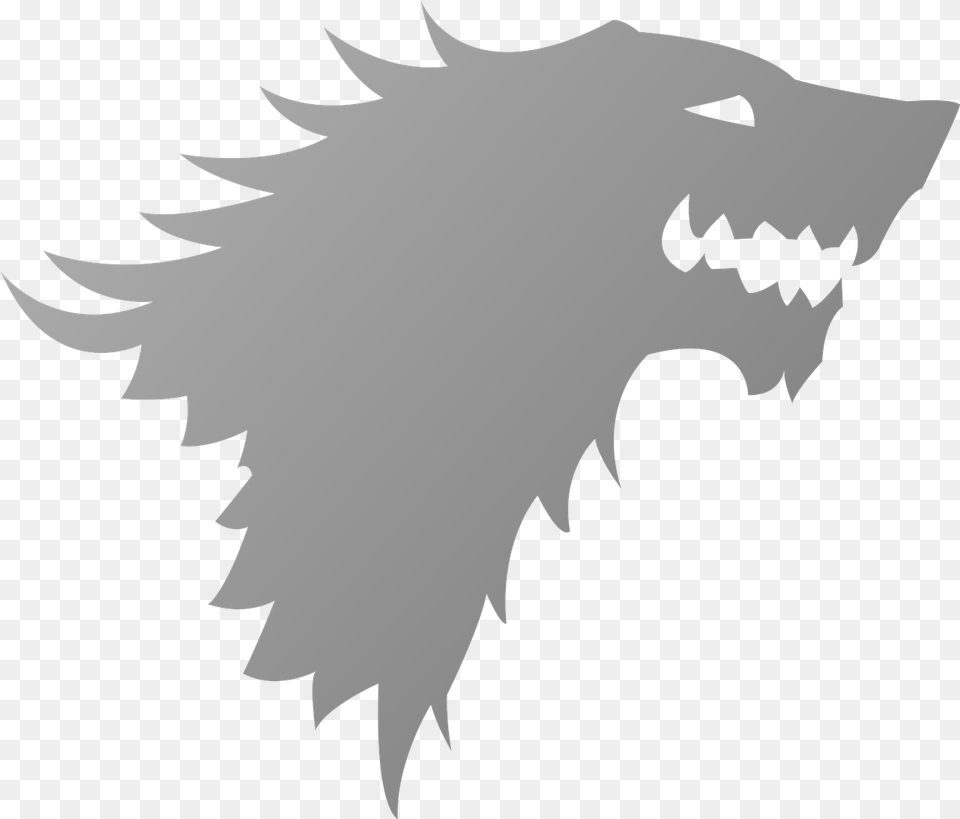 House Stark Wolf Logo Vector Graphic On Pixabay Game Of Thrones Rainmeter, Leaf, Plant, Person Free Transparent Png