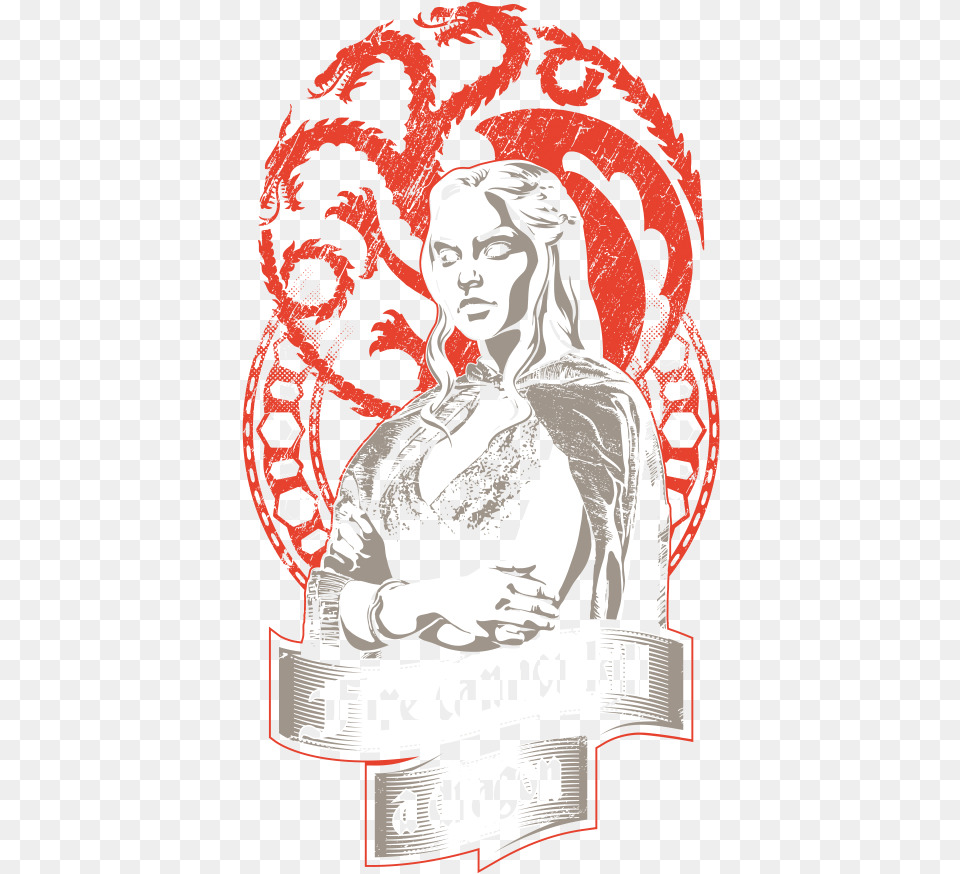 House Targaryen Black And White, Advertisement, Poster, Adult, Person Free Png Download