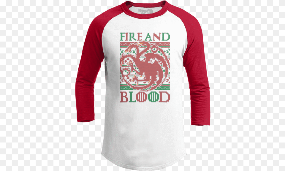 House Targaryen Christmas Day, Clothing, Long Sleeve, Shirt, Sleeve Free Transparent Png