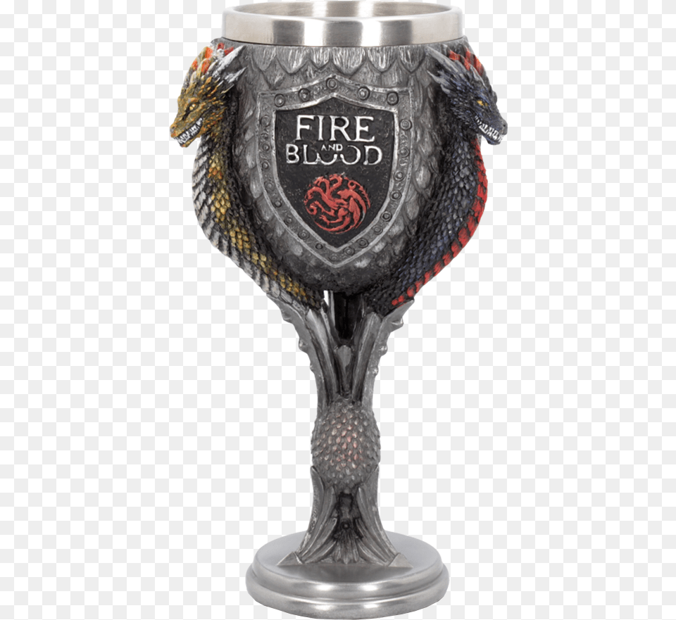 House Targaryen Goblet By Nemesis Now Targaryen Goblet, Glass, Animal, Reptile, Snake Png