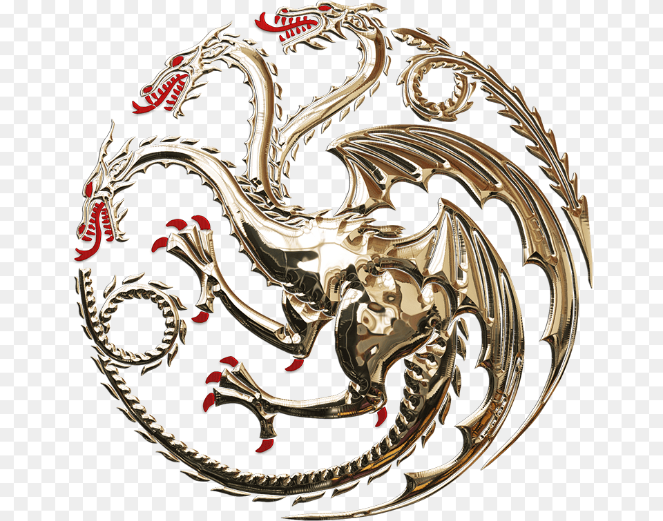 House Targaryen Gold Game Of Thrones House Targaryen, Dragon Free Png Download