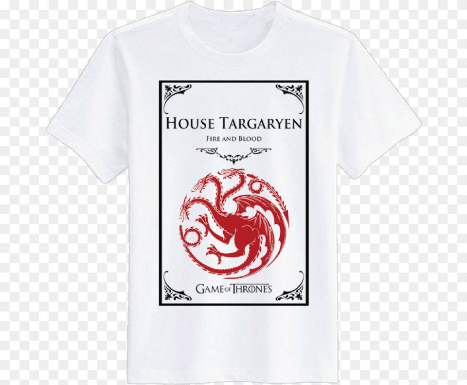 House Targaryen House Targaryen Logo, Clothing, T-shirt, Shirt Png