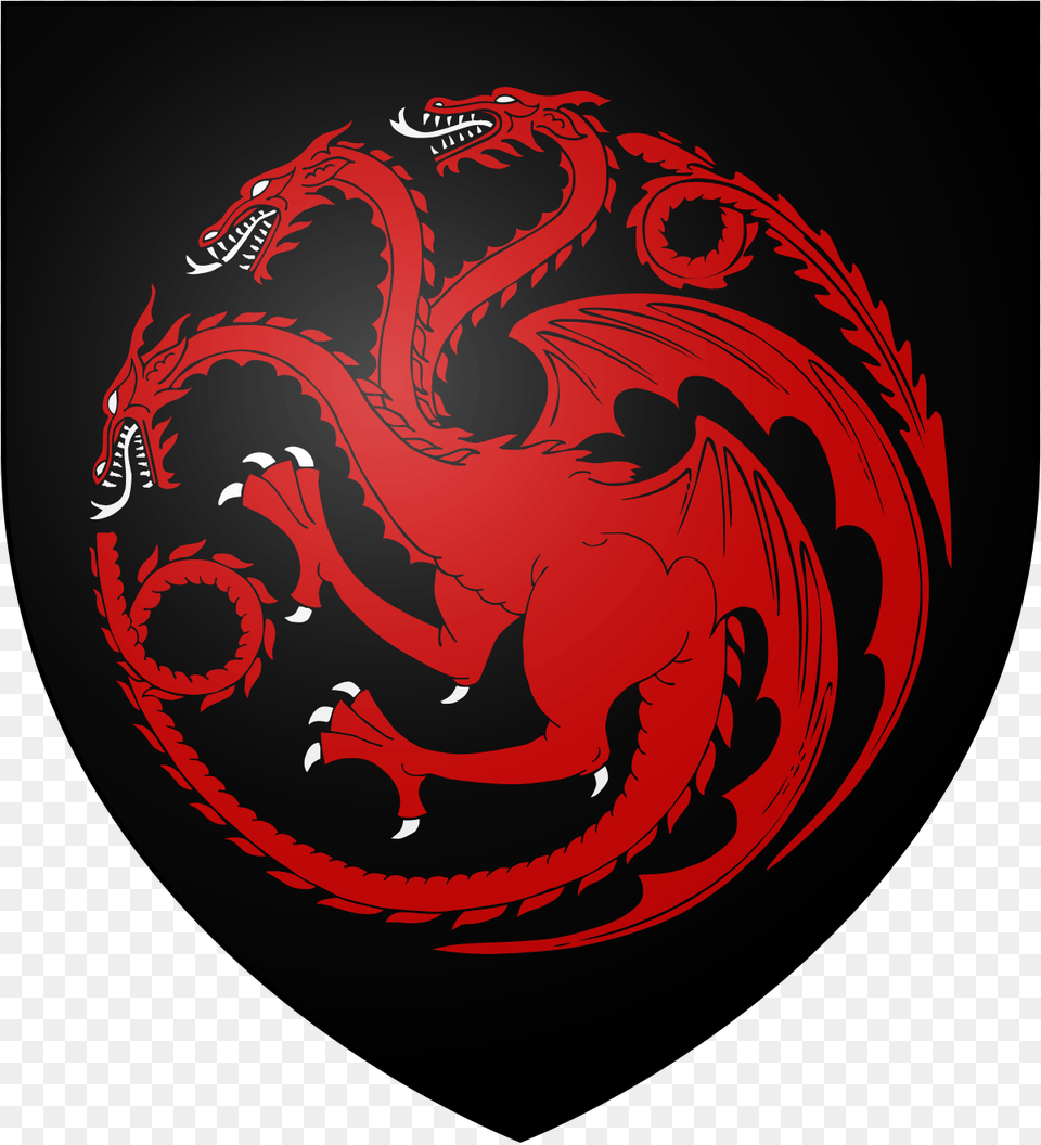 House Targaryen Sigil Sang Game Of Thrones Party House Targaryen Sigil, Dragon Free Png