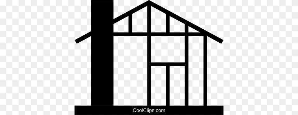 House Under Construction Royalty Vector Clip Art Illustration, Architecture, Building, Countryside, Hut Free Png