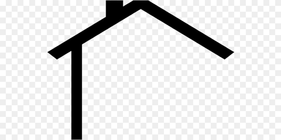 House Vector Art Home Outline Clipart, Cross, Symbol, People, Person Free Transparent Png
