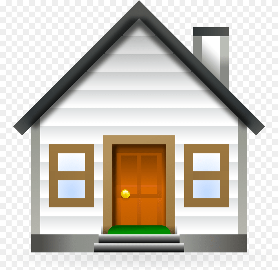 House With Chimney Clipart, Architecture, Outdoors, Nature, Hut Free Transparent Png