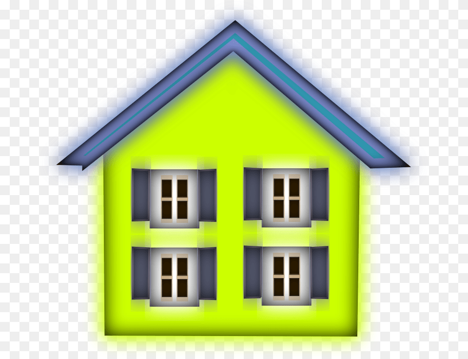 House With Four Windows Clipart, Neighborhood, Architecture, Building, Housing Png