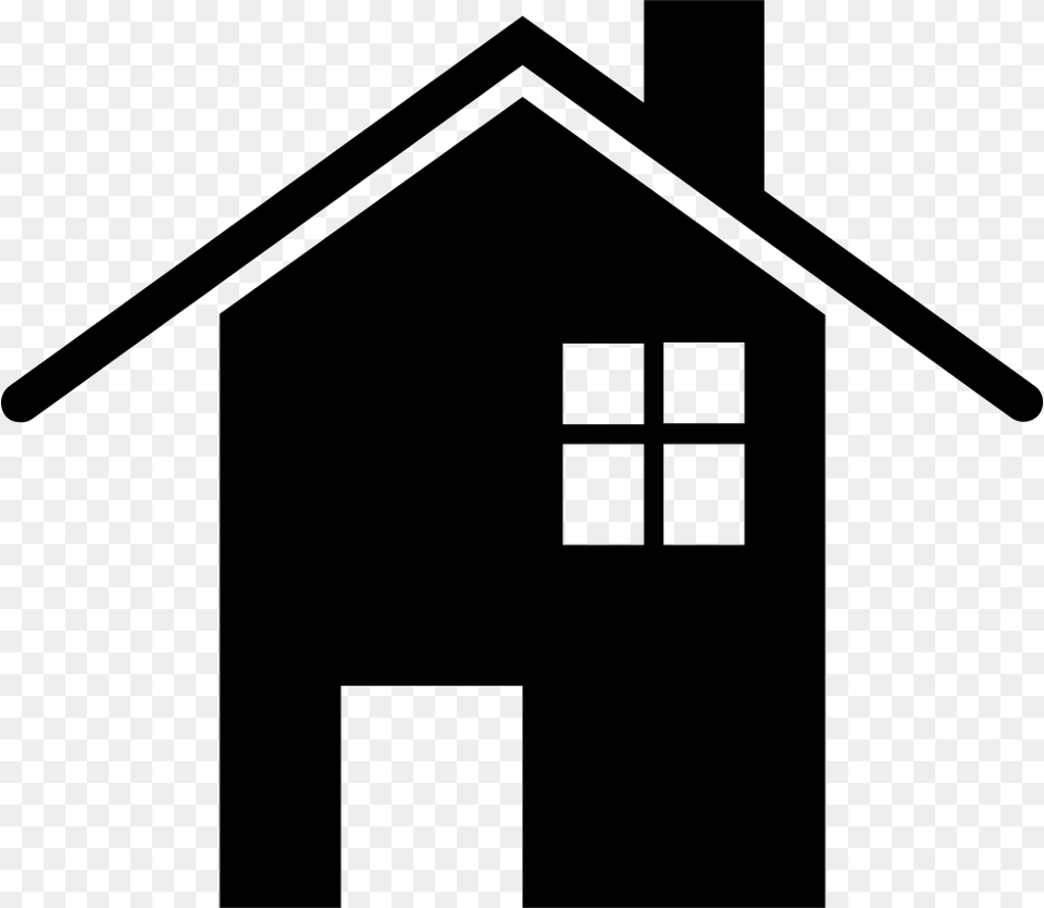 House With One Frontal Window Clean House Vector, Architecture, Building, Shelter, Outdoors Png