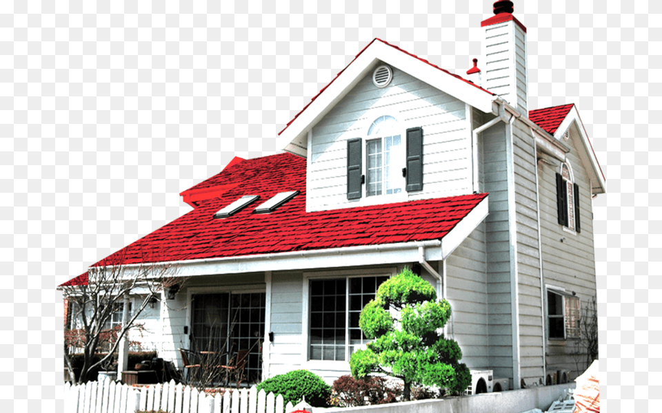 House With Red Roof, Architecture, Building, Cottage, Housing Free Png Download