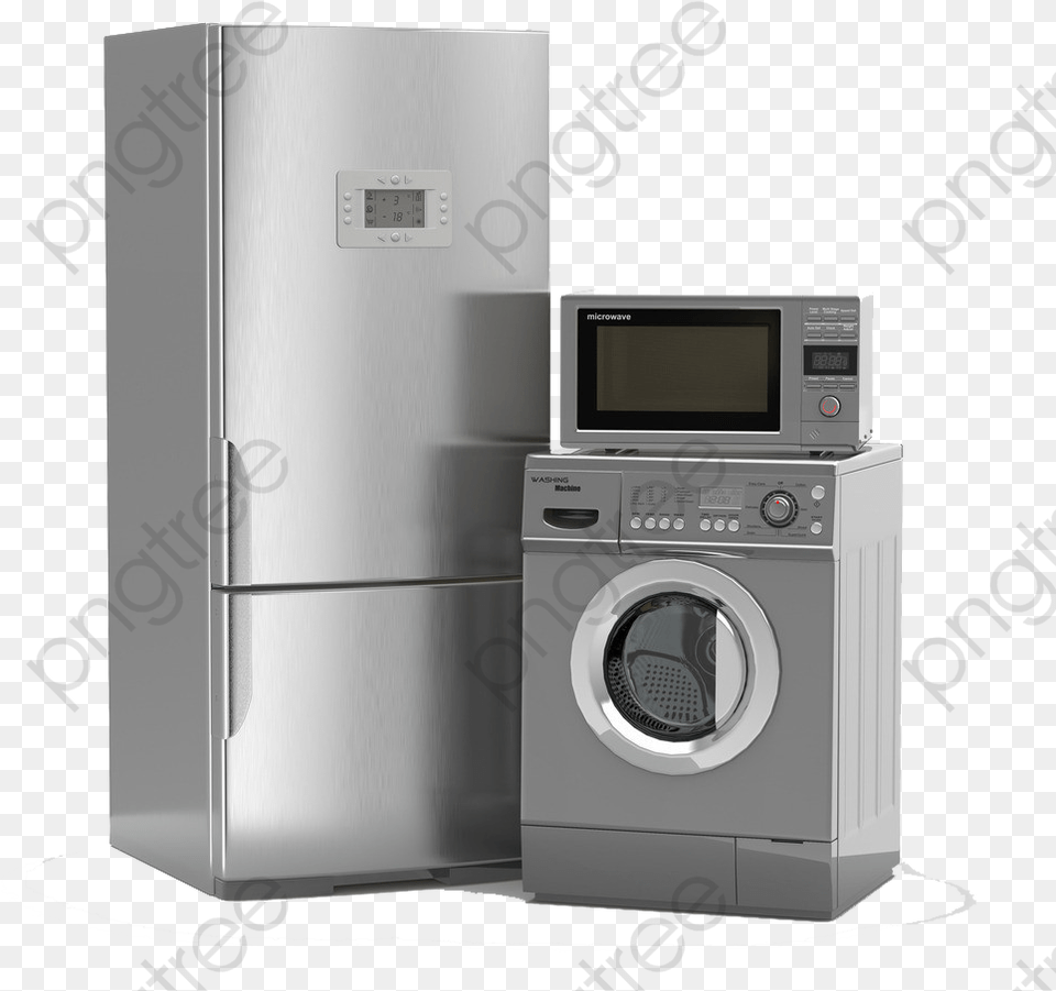 Household Electrical Equipment Refrigerator Transparent Home Appliances Transparent Background, Appliance, Device, Electrical Device, Washer Png