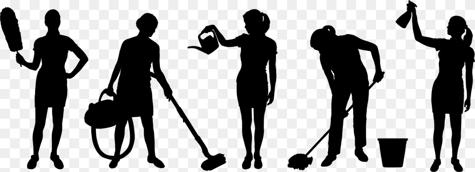 Housekeeping Images Of Hotel, Cleaning, Silhouette, Person, Adult Free Png Download