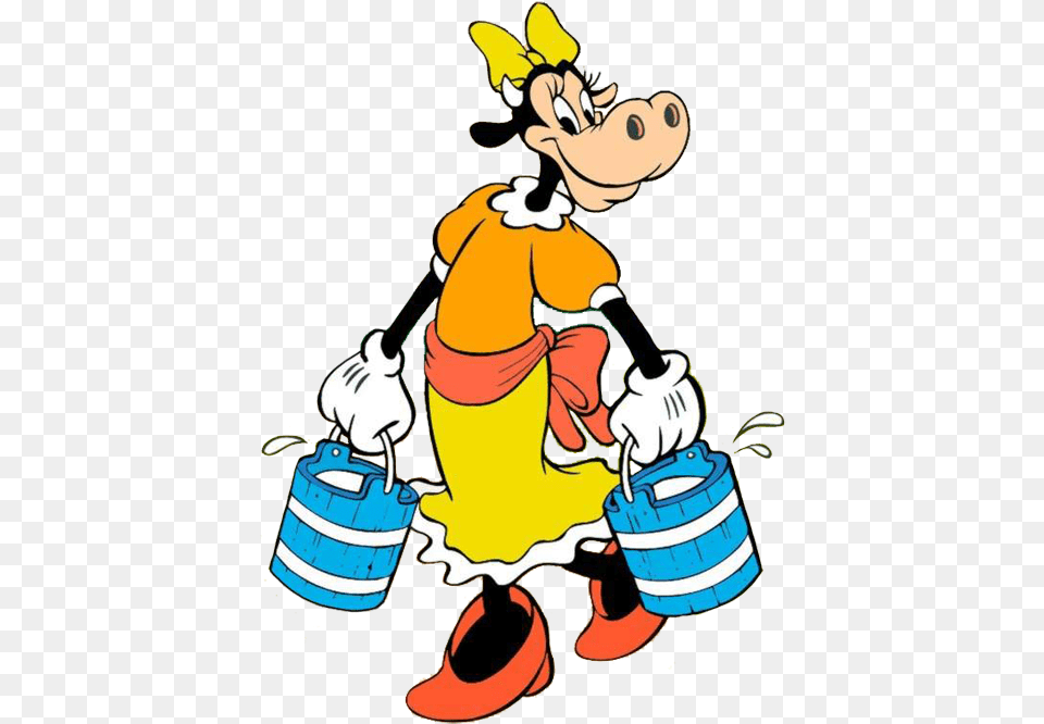 Houses Clipart Mickey Mouse Clubhouse Cow In Mickey Mouse, Cleaning, Person, Cartoon, Baby Free Png