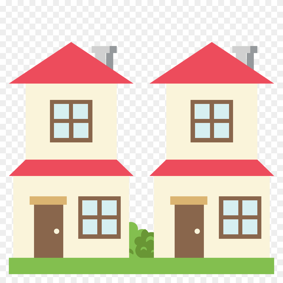 Houses Emoji Clipart, Architecture, Building, House, Housing Free Png Download