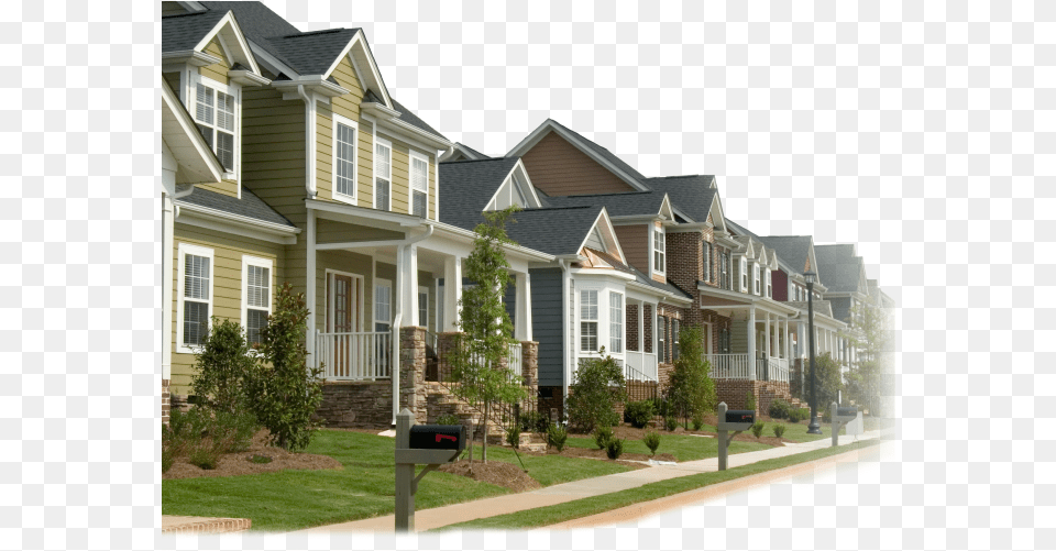 Houses With No Background, Neighborhood, Suburb, Light, Traffic Light Free Transparent Png