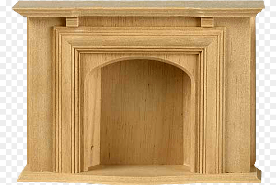 Houseworks Jamestown Dollhouse Fireplace Nightstand, Wood, Plywood, Closet, Cupboard Free Png Download