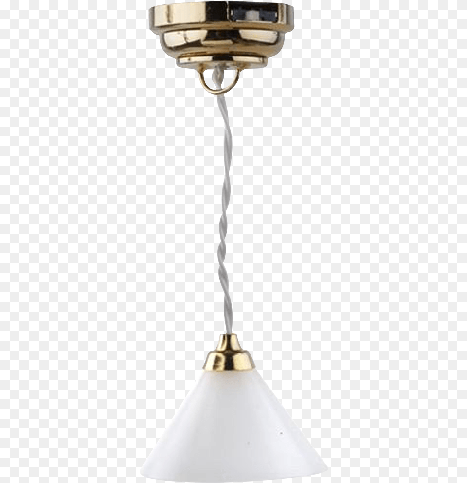Houseworks Led Miniature Modern Cone Shade Hanging Dollhouse Neston Hanging Lamp By Houseworks Sold At, Ceiling Light, Light Fixture Free Png