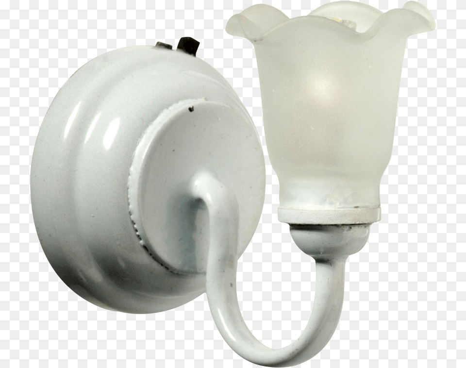 Houseworks Led Miniature White Wall Sconce Battery Light, Lamp, Electronics Png Image