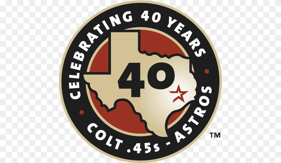 Houston Astros Anniversary Logo Language, Symbol, Badge, Disk, Architecture Png