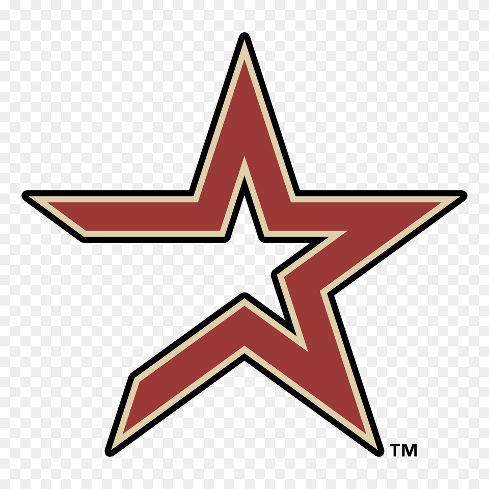 Houston Astros Logo Vector Transparent, Star Symbol, Symbol, Cross Png Image