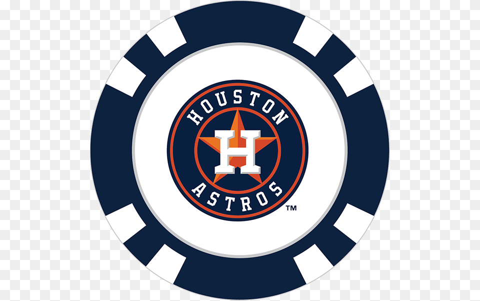 Houston Astros Poker Chip Ball Marker Clip Art Astros Baseball, Disk Free Png Download