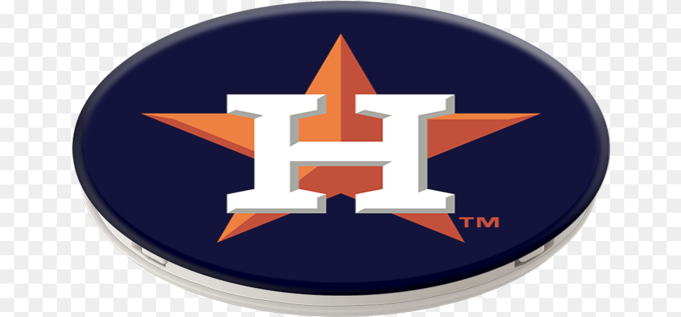 Houston Astros Popsockets Grip Retro Houston Emblem, Symbol, Logo Free Transparent Png