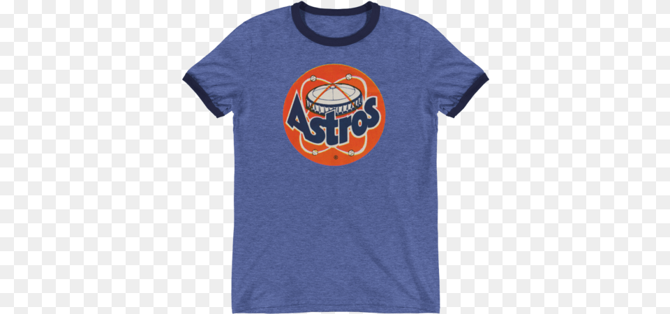 Houston Astros Vintage Tee Jarden Houston Astros Rawlings Retro Baseball, Clothing, Shirt, T-shirt Png