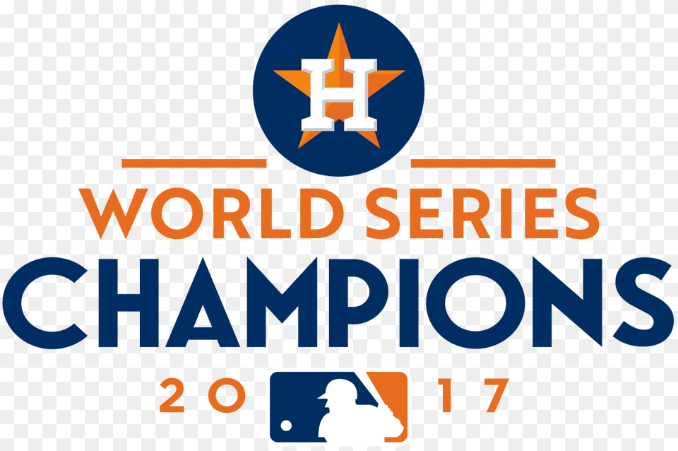 Houston Astros World Series Champs Logo, Symbol, Person Free Png Download