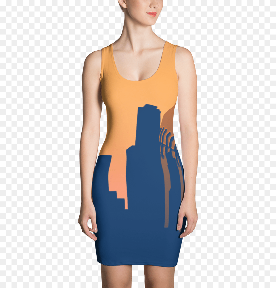 Houston Baseball Sunrise Skyline Sublimation Dress Ice Cream Costume Halloween Costume Fun Costume, Clothing, Adult, Tank Top, Person Free Transparent Png