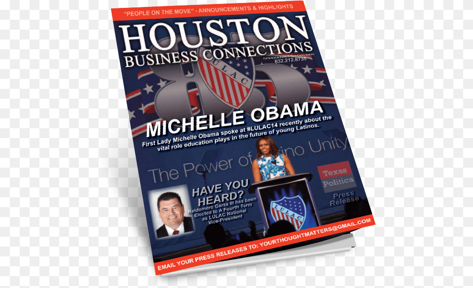 Houston Business Connections Newspaper Texas Politica Litehouse Dressing, Publication, Person, Crowd, Adult Free Transparent Png
