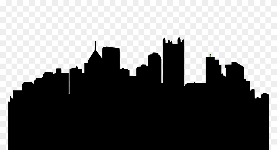 Houston City Skyline Clip Art, Green, Metropolis, Urban, Silhouette Free Png