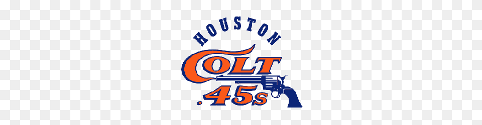Houston Colt Primary Logo Sports Logo History, Firearm, Weapon, Gun, Rifle Free Png Download