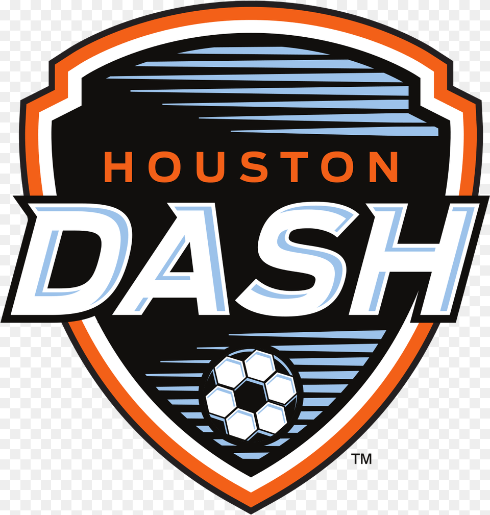 Houston Dash Logo, Badge, Symbol, Sport, Soccer Ball Png Image