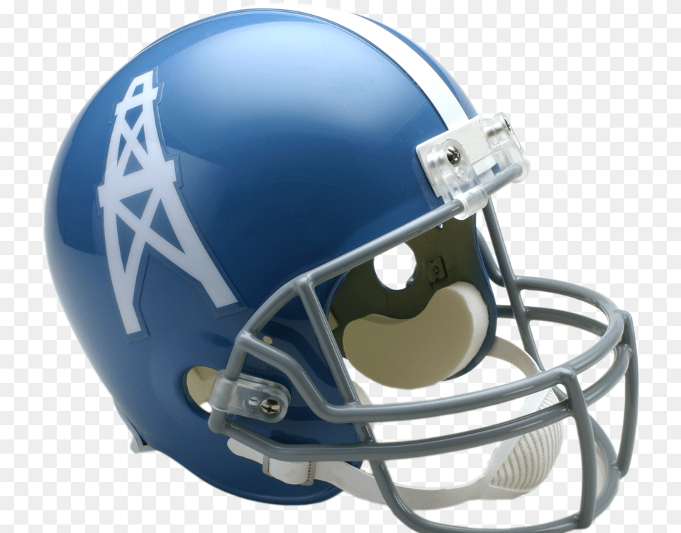 Houston Oilers Vsr4 Replica Throwback Helmet Nfl Throwback Helmets, American Football, Football, Football Helmet, Sport Free Png
