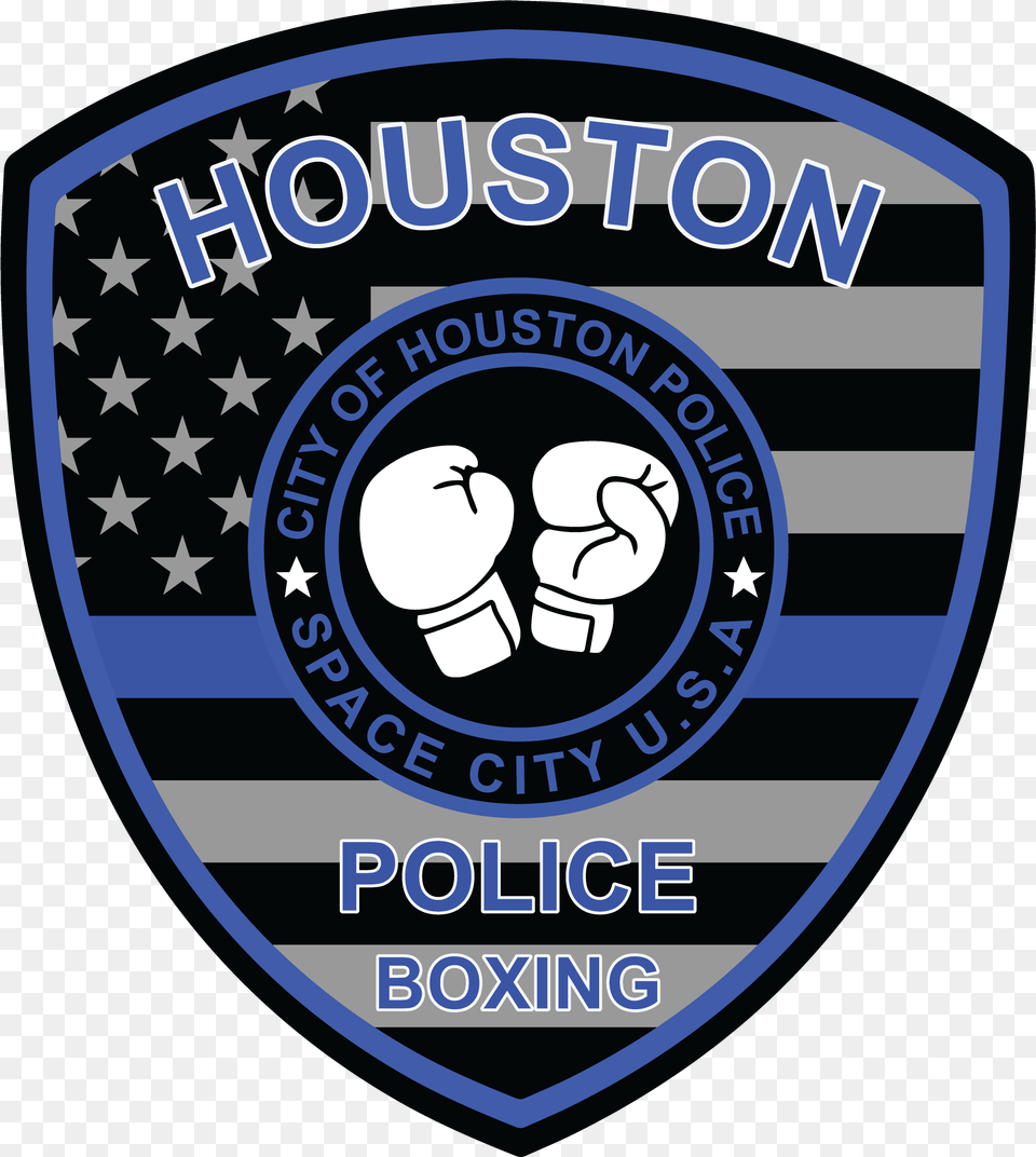 Houston Police Boxing Logo Design Emblem, Badge, Symbol, Disk, Body Part Png