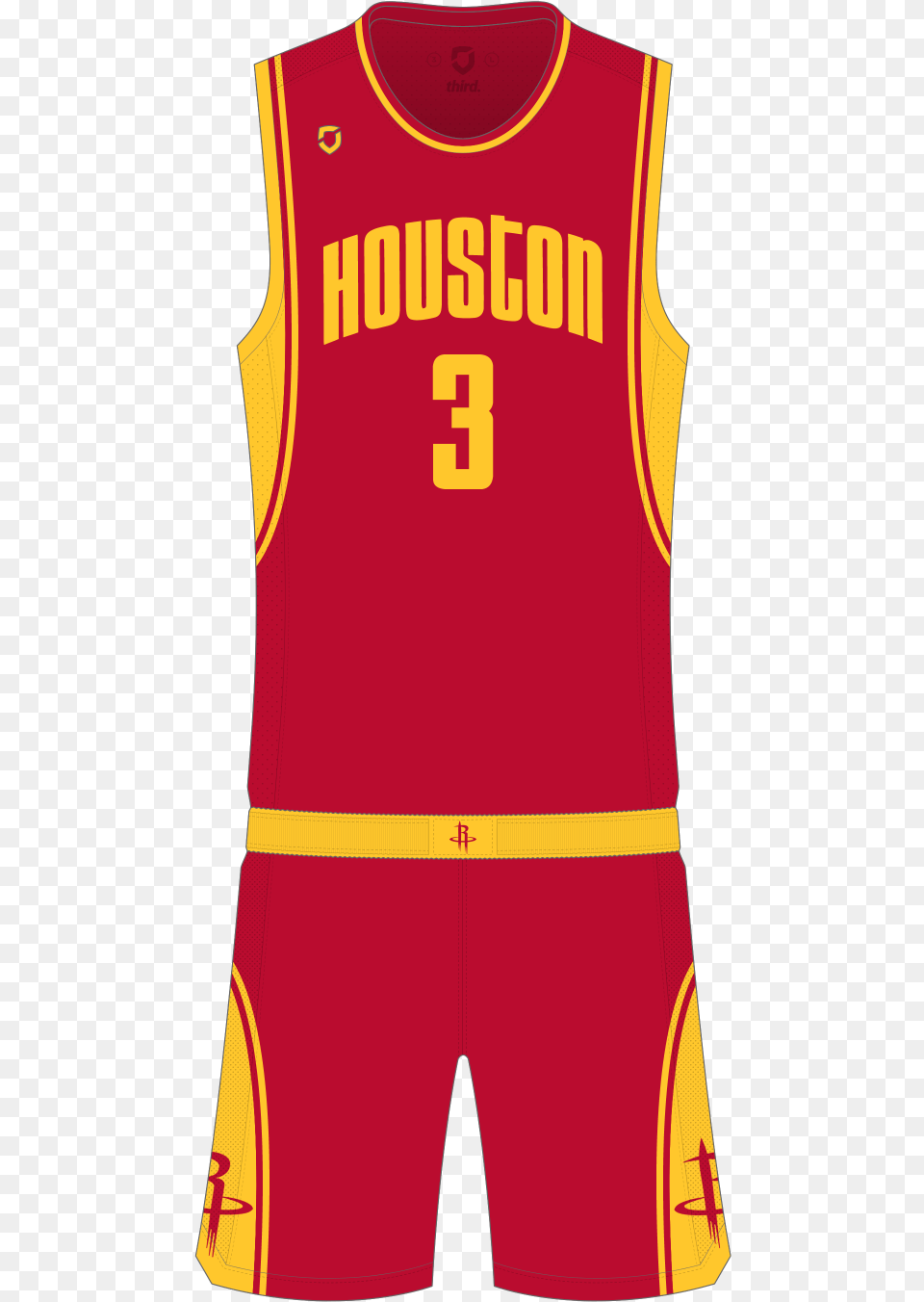 Houston Rockets Away Huston Rockets Yellow Jersey, Clothing, Shirt Free Png