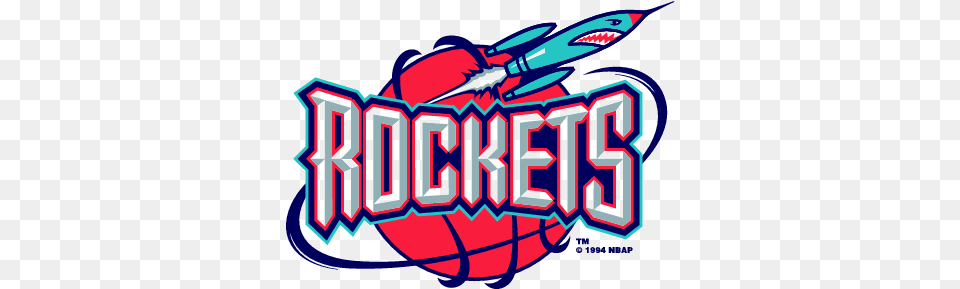 Houston Rockets Houston Rockets 90s Logo, Dynamite, Weapon, Food Free Transparent Png