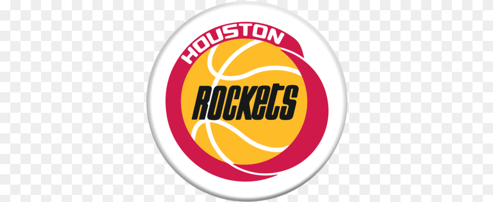 Houston Rockets Hwc Logo Popsocket Houston Rockets Logo Old, Sticker, Ball, Sport, Tennis Free Png Download