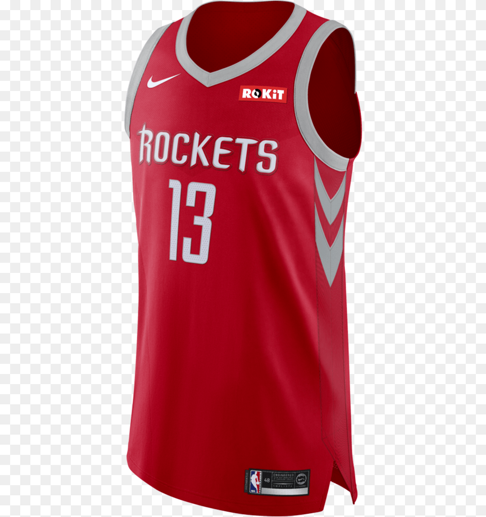 Houston Rockets Jersey, Clothing, Shirt, Person Free Png Download